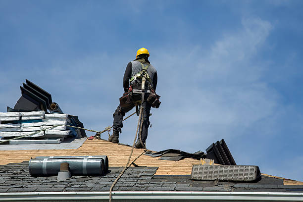 Professional Roof Installation technician working in Warsaw, NC